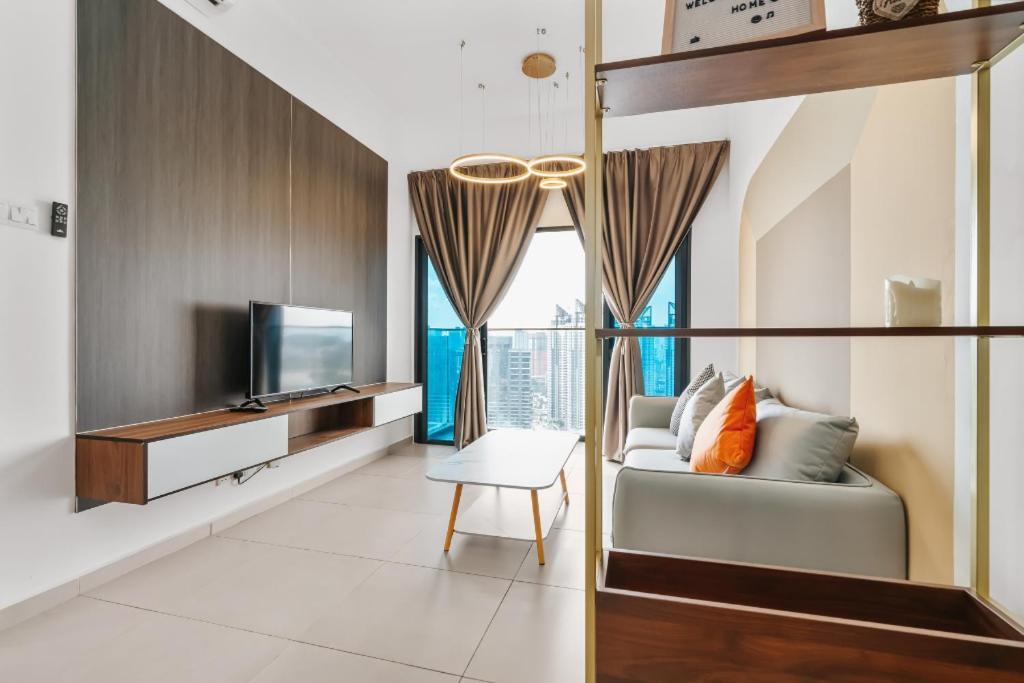 Nowhere 2Br & 2Bath Apartment With Balcony @ Reizz Residences Kuala Lumpur Extérieur photo